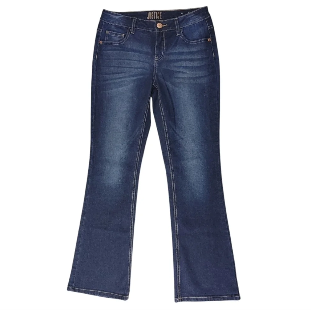 JUSTICE Girls Midrise Bootcut Jeans Size 14